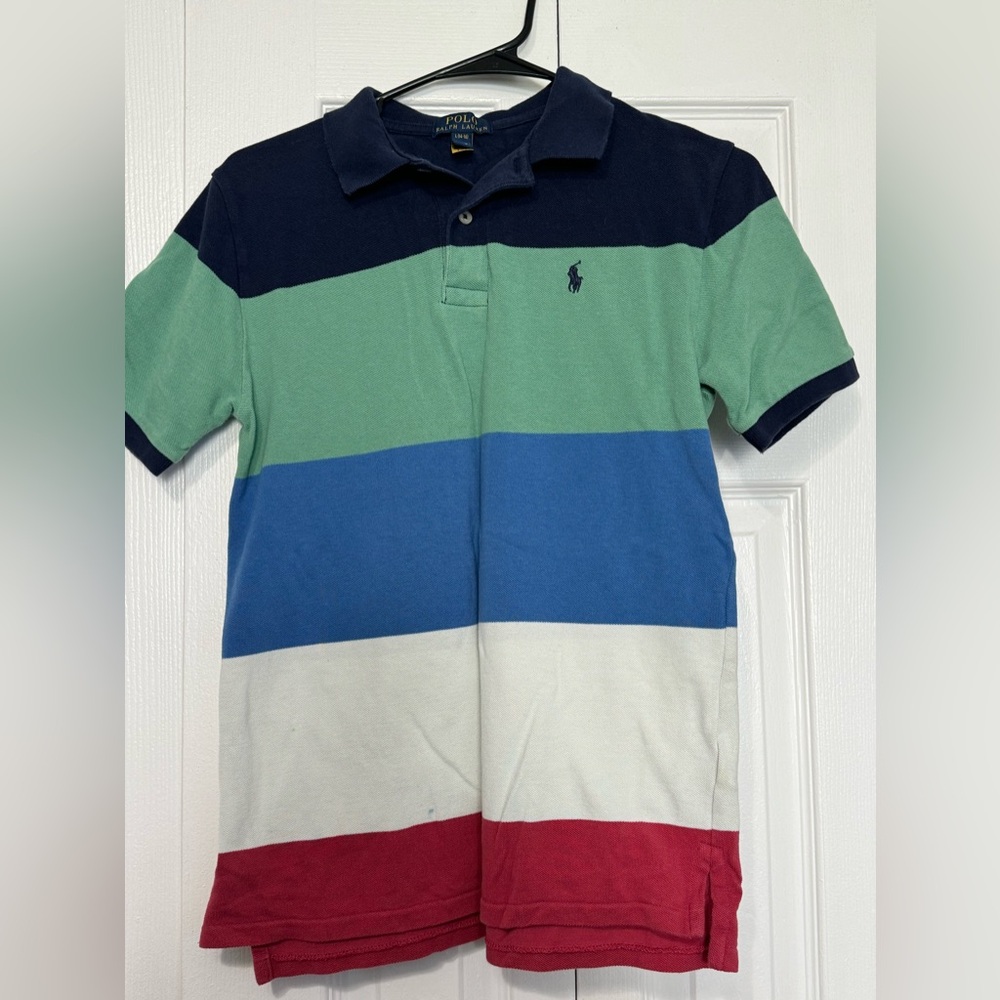 Polo shirt boys size large 14/16 fair condition